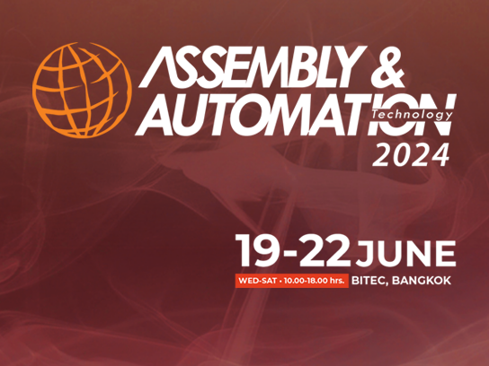 Banner della fiera Assembly&Automation 2024 (Bangkok, Thailandia)